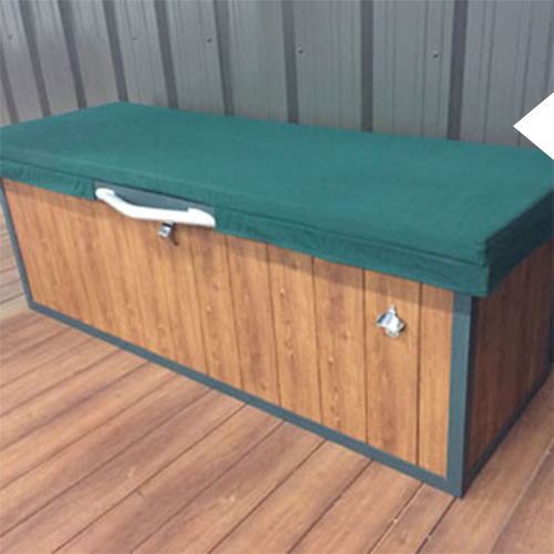 deck box for custom dock