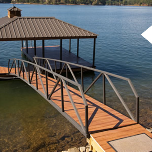 custom dock flared ramp