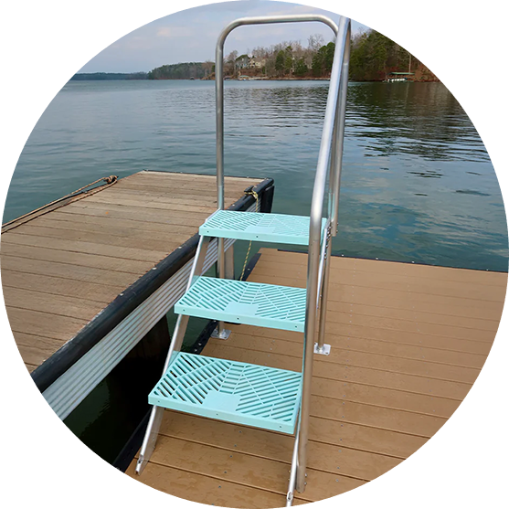 LakeEze FlexSteps for your lakefront property, brought to you by Kroeger Marine